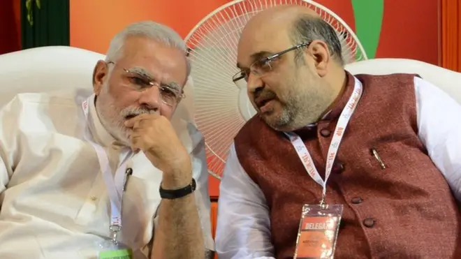 નરેન્દ્ર મોદી અને અમિત શાહ