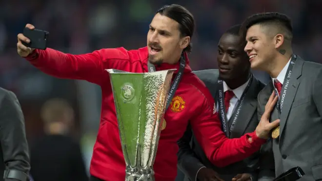 Zlatan win Europa League with Manchester United
