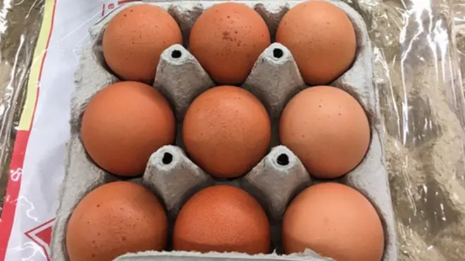 9 яиц в одной упаковке