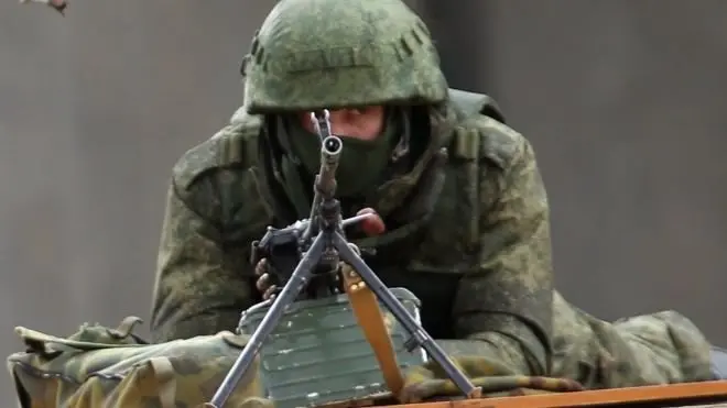 На фото російський військовий не пов'язаний з інцидентом