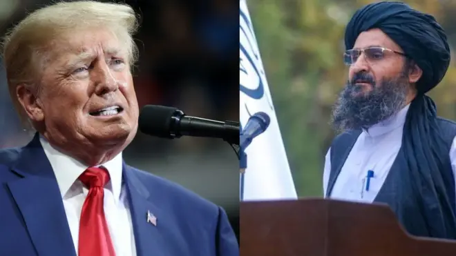 ملا برادر، ټرمپ