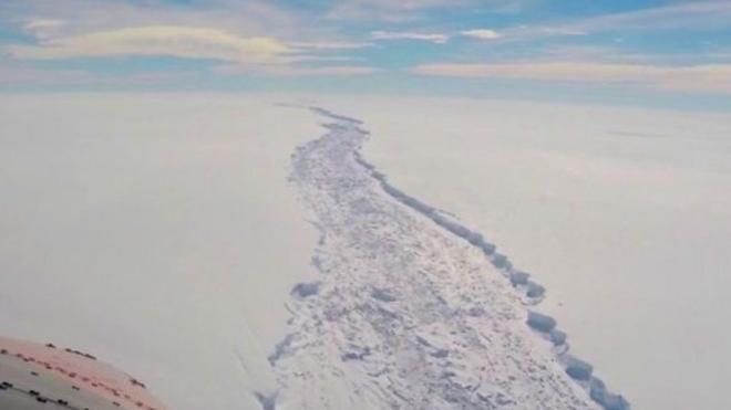 Что известно об огромном айсберге, который откололся от Антарктиды