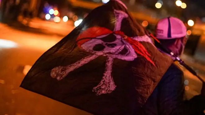 ธงรูปหัวกะโหลกไขว้