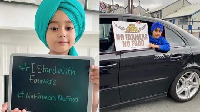 ब्रिटेन में स्कूली बच्चे किसानों के प्रदर्शन को लेकर जागरूकता बढ़ाने के लिए सोशल मीडिया का उपयोग कर रहे हैं