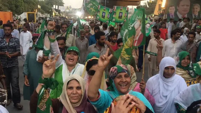 نواز شریف کا استقبال