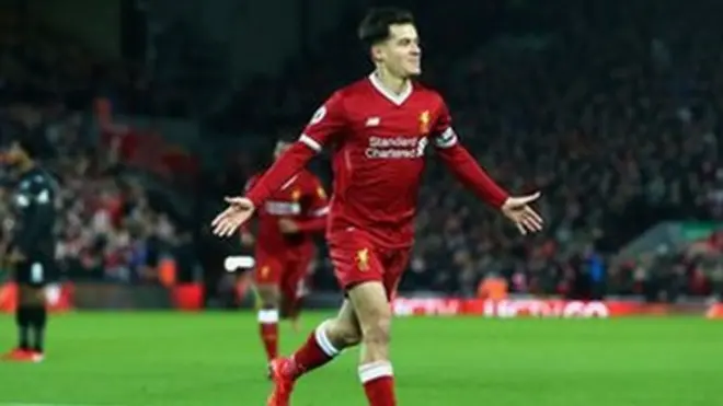كوتينيو لاعب وسط ليفربول