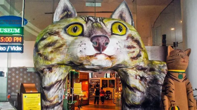 Museum Kucing berisi sejarah tentang kucing sampai 5.000 tahun lalu.