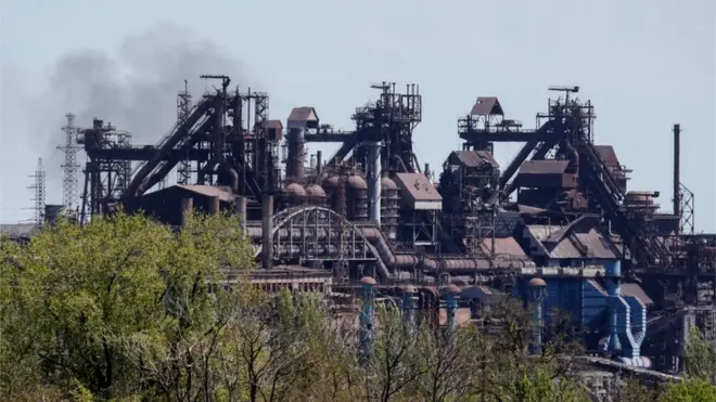 مصنع آزوفستال للصلب في ماريوبول