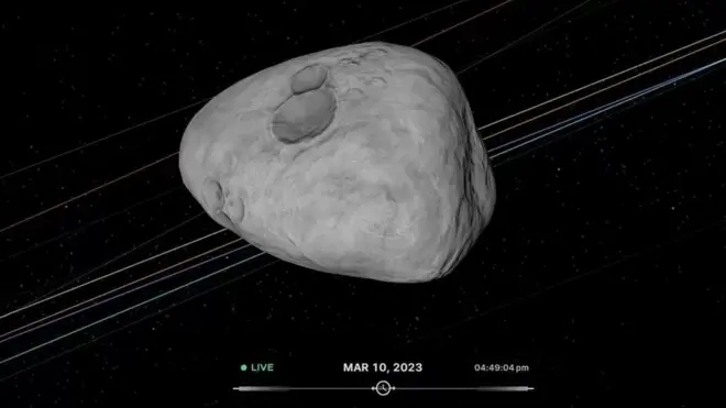 تقول ناسا إن الكويكب دي دبليو 2023 لديه فرصة أفضل للوصول الأرض في 14 فبراير/شباط 2046