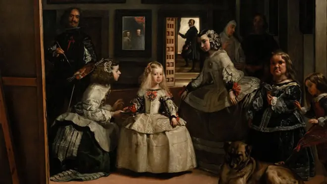 El cuadro "Las meninas" es la obra más icónica del Museo del Prado en Madrid.