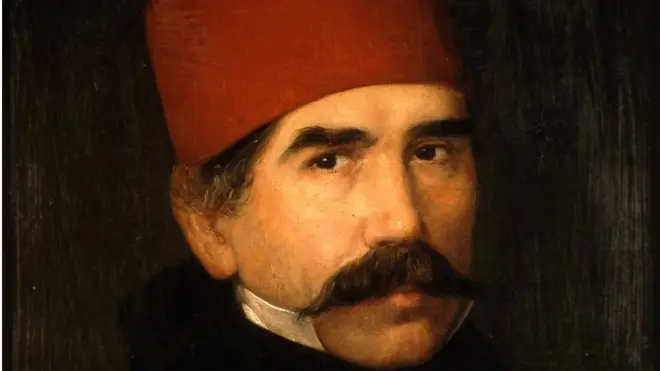 Портрет Вука Караџића из 1840. године, аутора Димитрија Аврамовића, сада део колекције Народног музеја у Београду