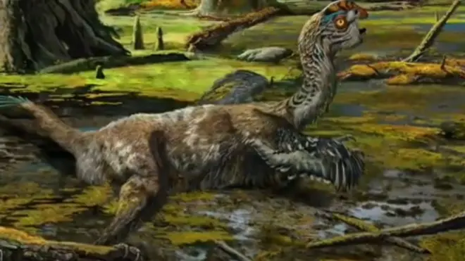 Dinosaurus seperti Tongtianlong memberi gambaran tentang wujud nenek moyang burung modern.