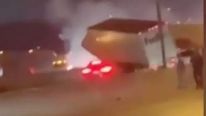 بالفيديو: حادث مروع في تكساس تصطدم فيه أكثر من 100 سيارة