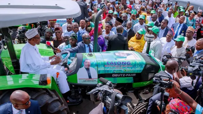 Muhammadụ Buhari kpọpere trakụtọ nari anọ oge omere njem na Plateau steeti