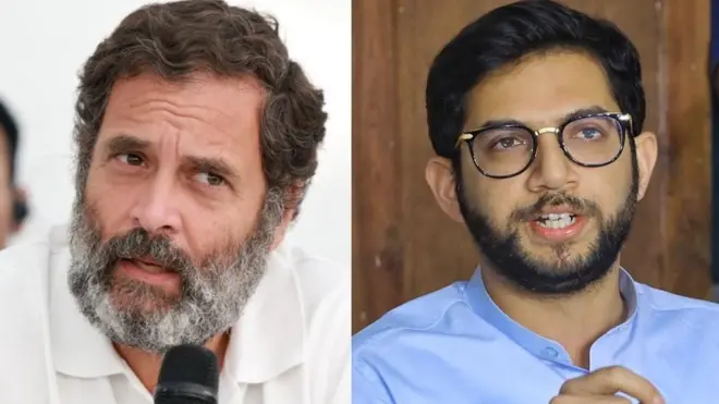 राहुल गांधी, आदित्य ठाकरे, भारत जोडो, काँग्रेस, शिवसेना