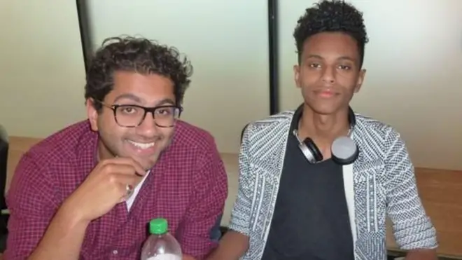 Mo dey create di phone along with e co-founder, 25-year-old Fahd Alhattab