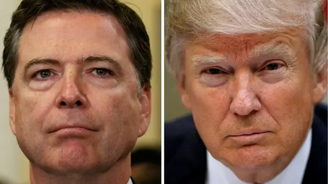 Comey na Trump