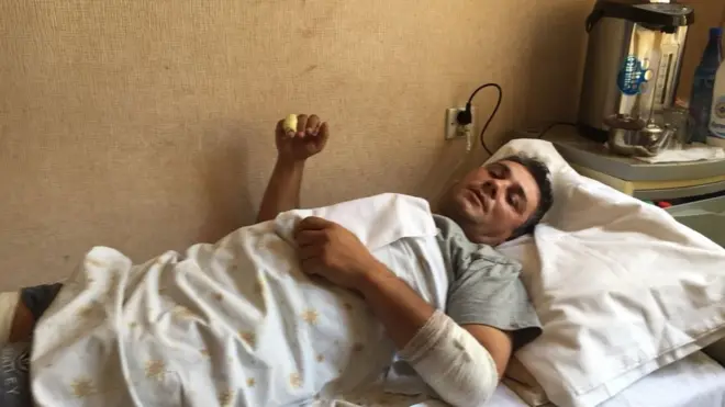 Gəncə şəhər baş polis idarəsinin post-patrul xidməti taborunun rəis müavini, Samir Bayramov