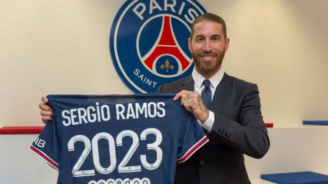 Spanish defender, Sergio Ramos