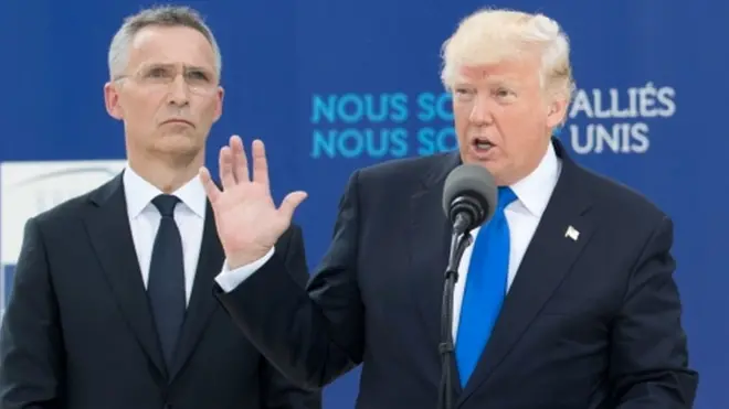 ترامب حث جميع أعضاء "ناتو" على دفع حصتهم من التكاليف الدفاعية كاملة