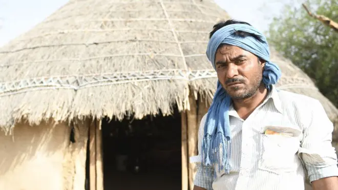 मरने वाली लड़कियों में से एक के पिता किशनराम मेघवाल