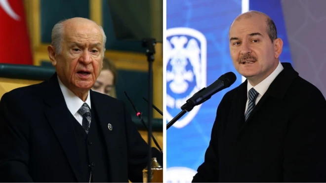 Devlet Bahçeli ve Süleyman Soylu