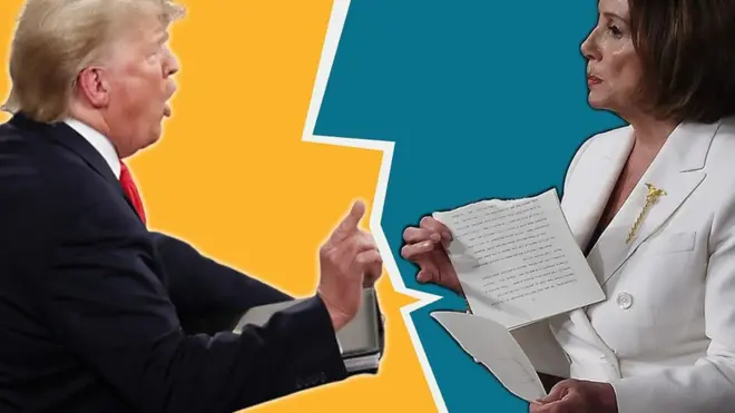 Дональд Трамп и Нэнси Пелоси