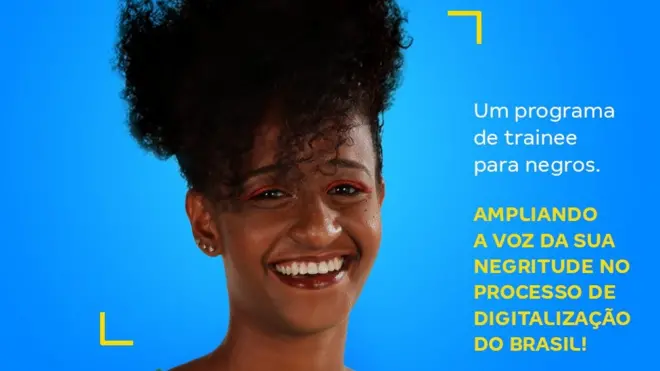 Divulgação do trainee só para negros do Magazine Luiza