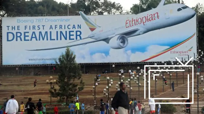 Реклама Боинга в Эфиопии