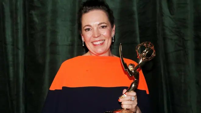 Olivia Colman beat her co-star Emma Corrin to be named best lead actress in a drama series