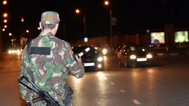 полиция в Грозном