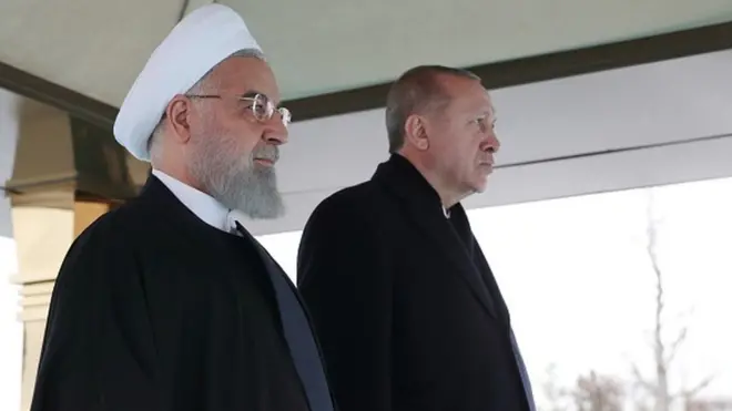 Cumhurbaşkanı Recep Tayyip Erdoğan ve İran Cumhurbaşkanı Hasan Ruhani