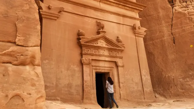 Mada'in Saleh es un sitio patrimonio cultural de la Unesco.