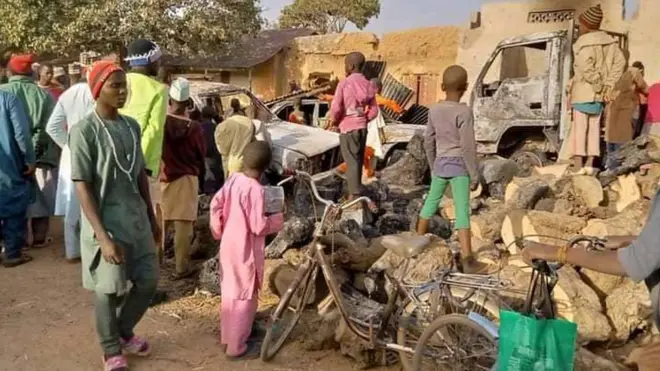 Aftermath of attack for Guga village Katsina