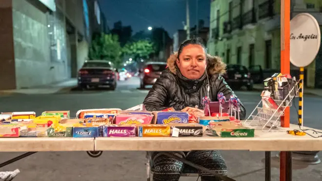 Vendedora en México