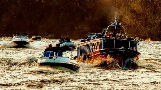 Esta fotografía fue captada por Fernando Guillermo Ramos en el río Lujan cerca de Buenos Aires, Argentina.