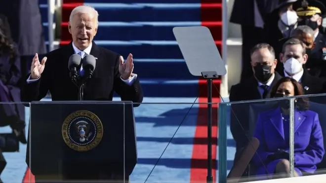 जो बाइडन राष्ट्रपति र कमला ह्यारिस उपराष्ट्रपति