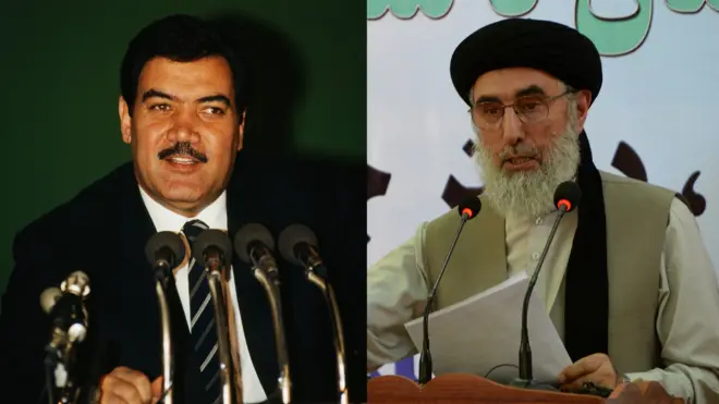 نجیب او حکمتیار