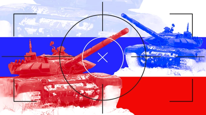 Image showing Russian tanks