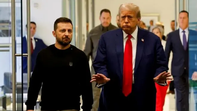 Доналд Трамп се срео са Владимиром Зеленским на крају шестодневне посете украјинског председника Америци