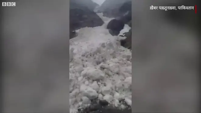 बर्फ का सैलाब