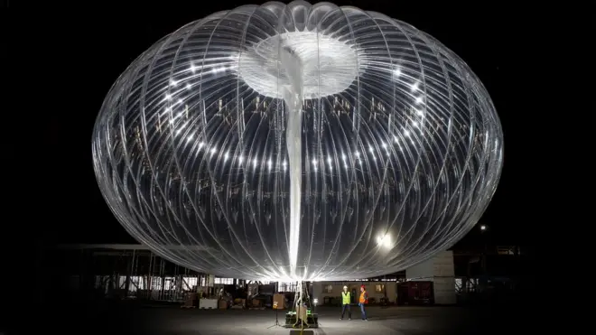 Google's Project Loon helium balloons were intended to bring internet access to remote parts of the world