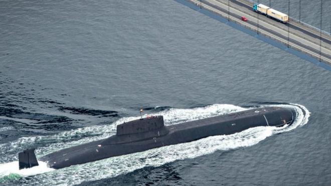 Российкая подводная лодка "Дмитрий Донской"