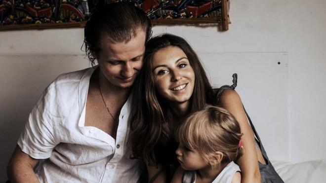 Никита Загайнов и Александра Бодрова со старшим ребенком