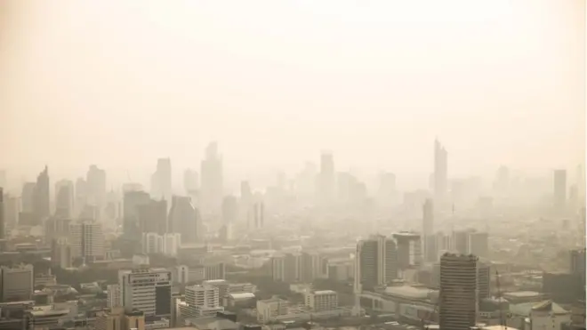 ထိုင်း၊ မီးခိုးမြူ၊ မီးခိုးပြာ