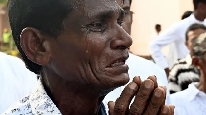 శ్రీలంక పేలుళ్ల బాధితులు