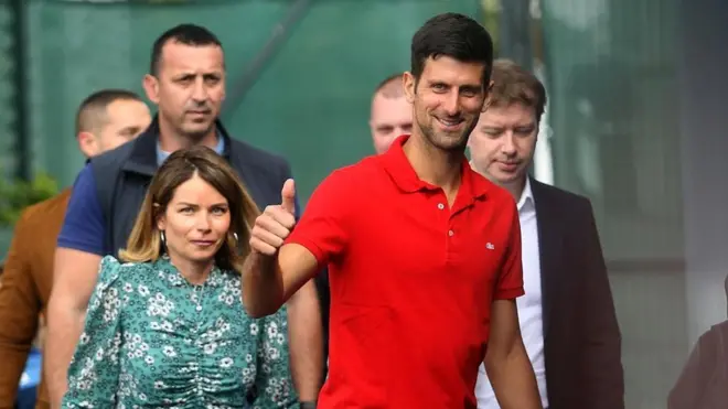 Novak Đoković već trenira u Beogradu