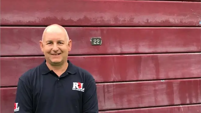 Scott Harrington says the door