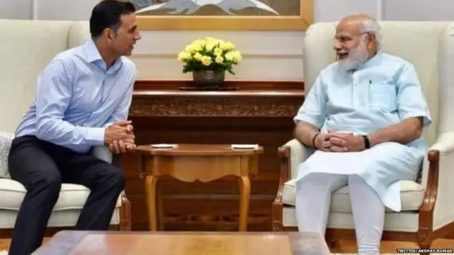 अक्षय कुमार नरेंद्र मोदी