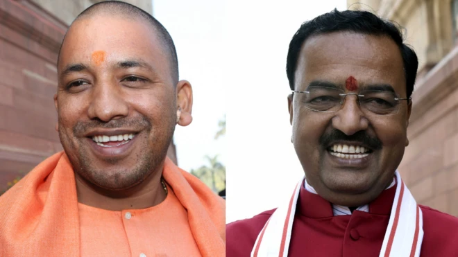 योगी आदित्यनाथ और केशव प्रसाद मौर्य